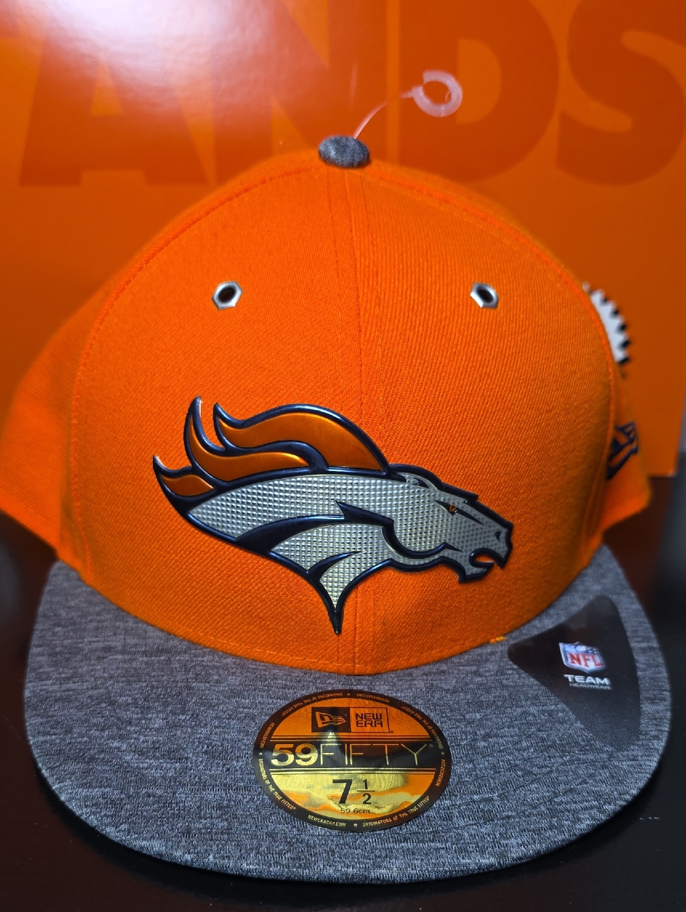 New Era 2016 Denver Broncos Draft Hat. Still Brand New! 7 1/2